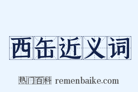 西缶近义词是什么意思的图片